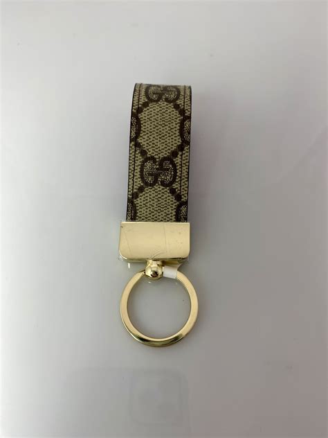 repurposed gucci keychain